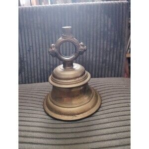Vintage 6" Solid Brass #20 Temple Bell